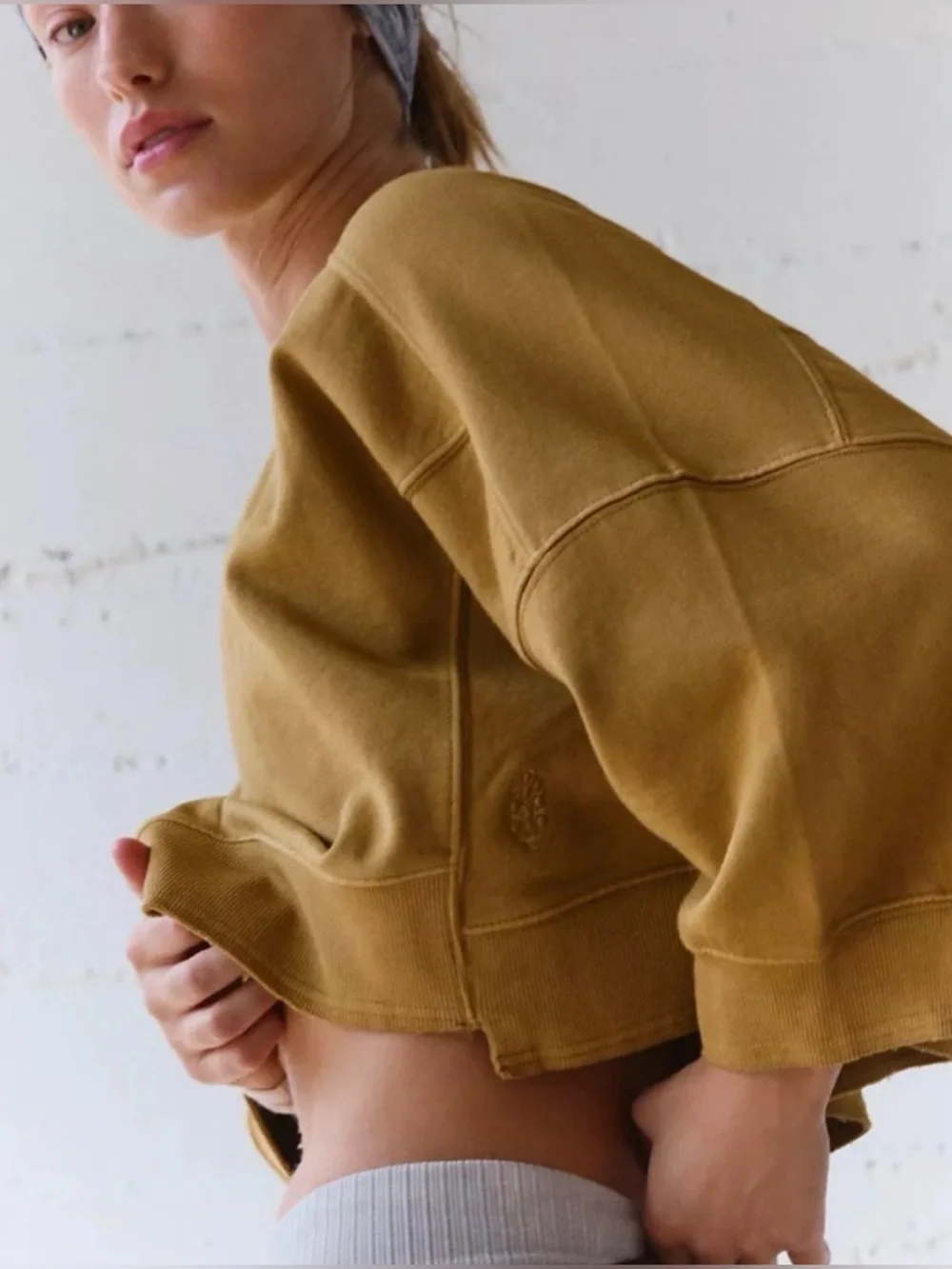 Free People Movement Intercept Short Sleeve Crop